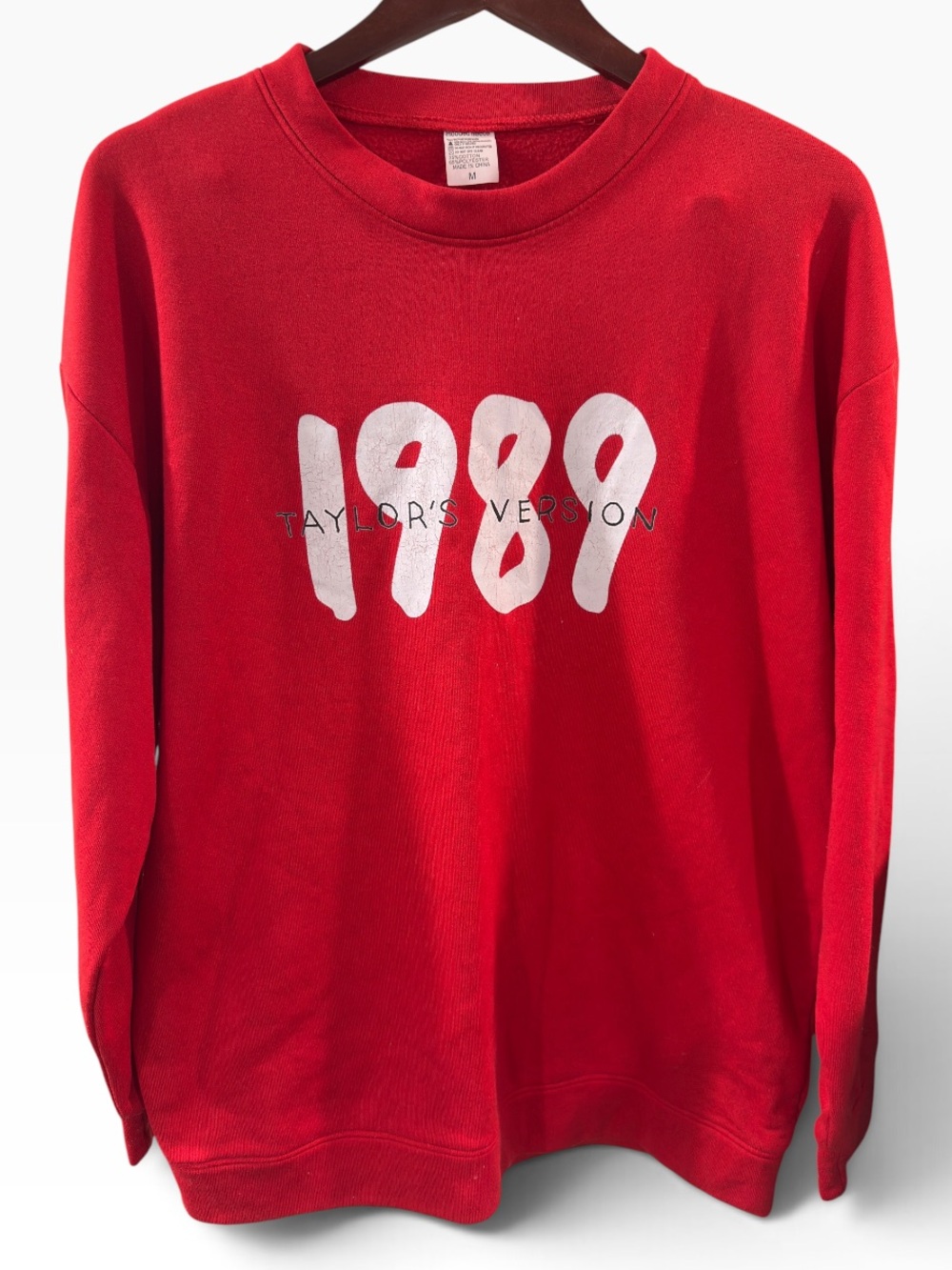 1989 Taylor’s Version Red Crewneck Sweater